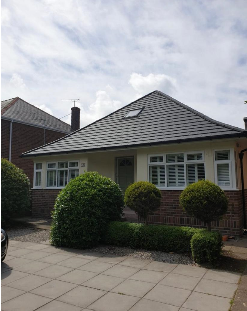 Completed roof replacement