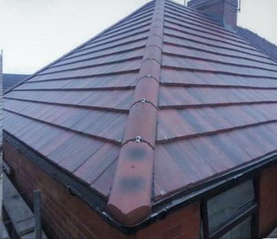 Roof after tile upgrade