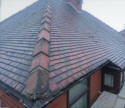 Roof before tile upgrade